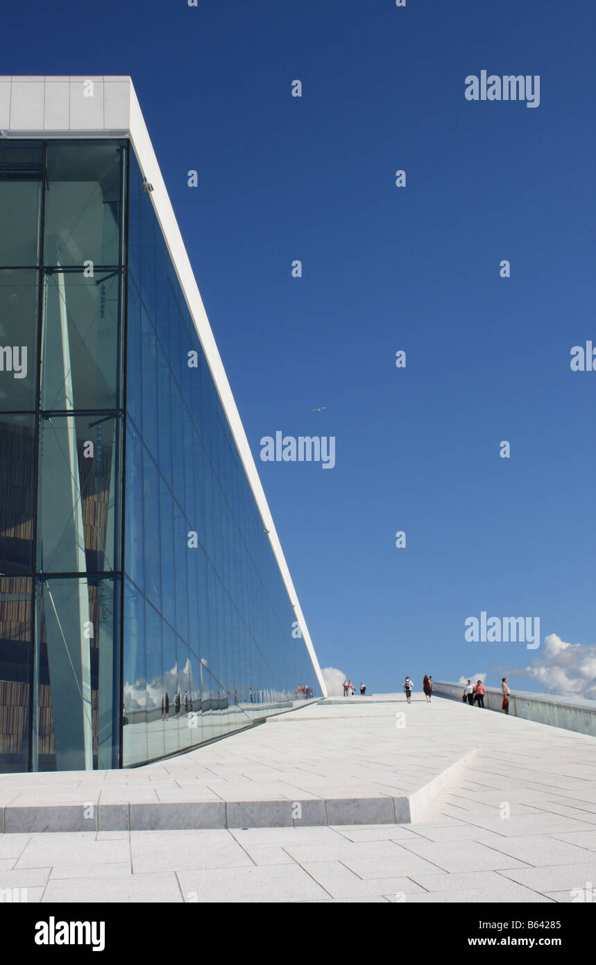 Teatro dell'Opera di Oslo NORVEGIA Foto Stock