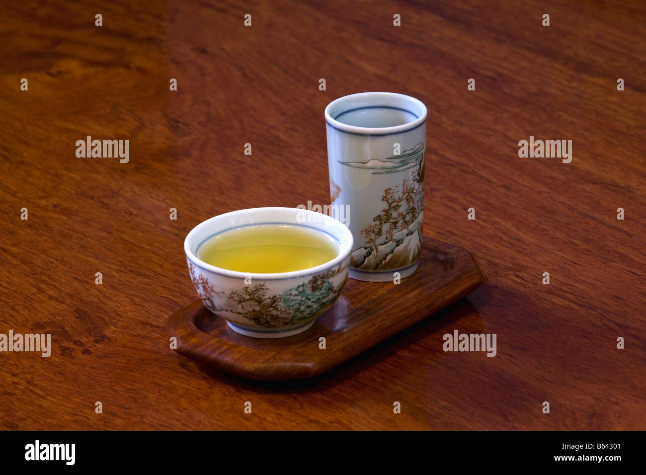 Cina, Pechino, Tè sul tavolo Foto Stock