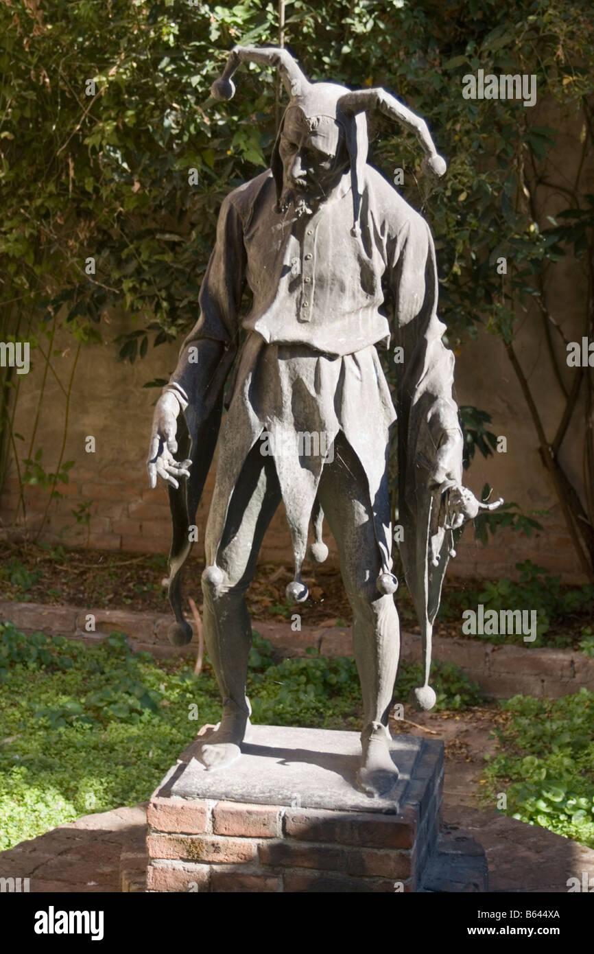 Statua di Rigoletto Mantova Italia Foto Stock