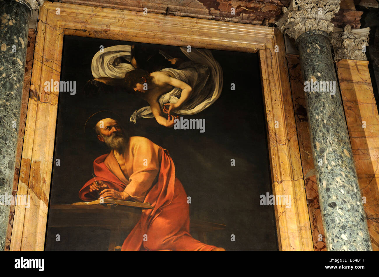 La chiesa di San Luigi dei Francesi con i suoi dipinti di Caravaggio di