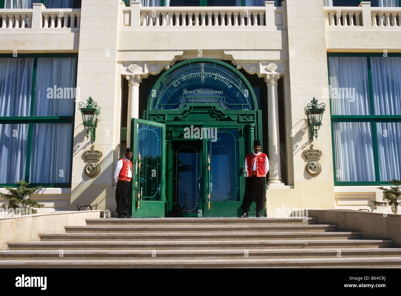 Il El Salanilek Palace Alessandria d Egitto in Nord Africa Foto Stock