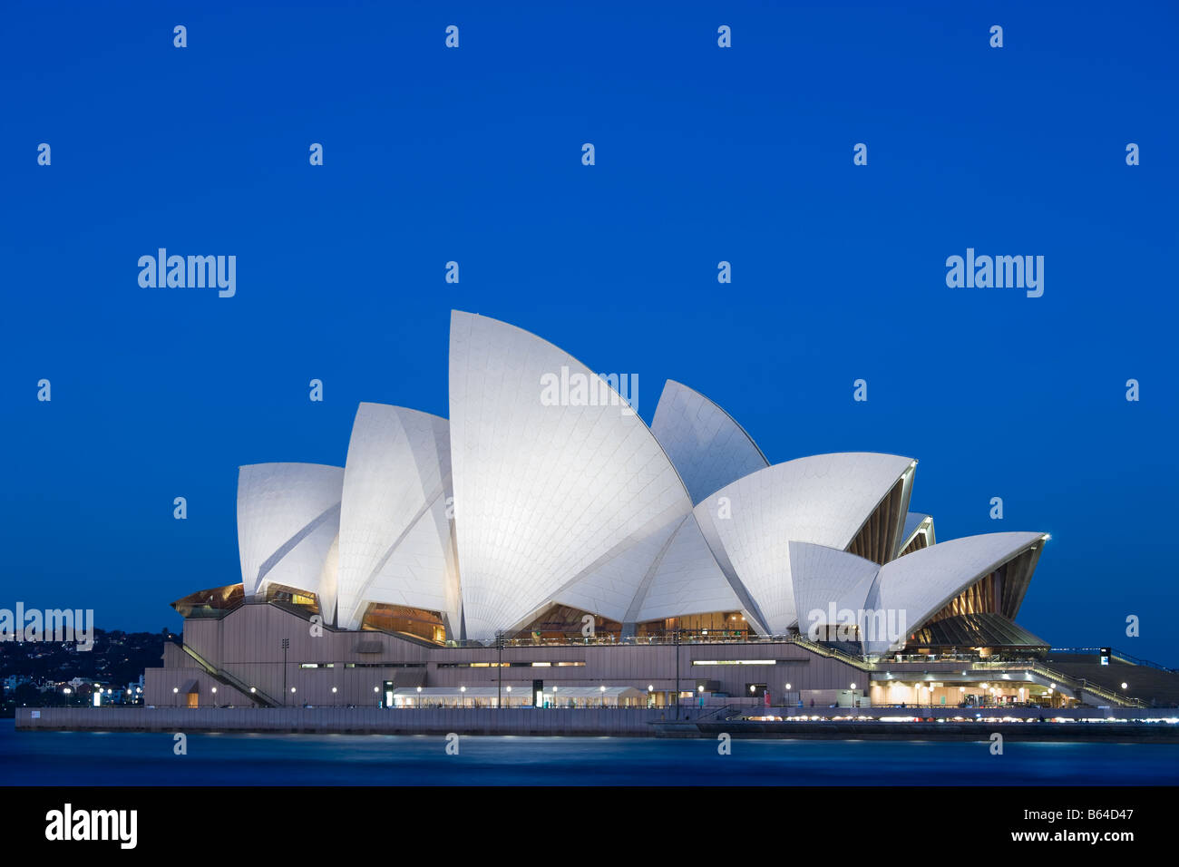Sydney Opera House SOH su Bennelong Point Sydney Australia Foto Stock