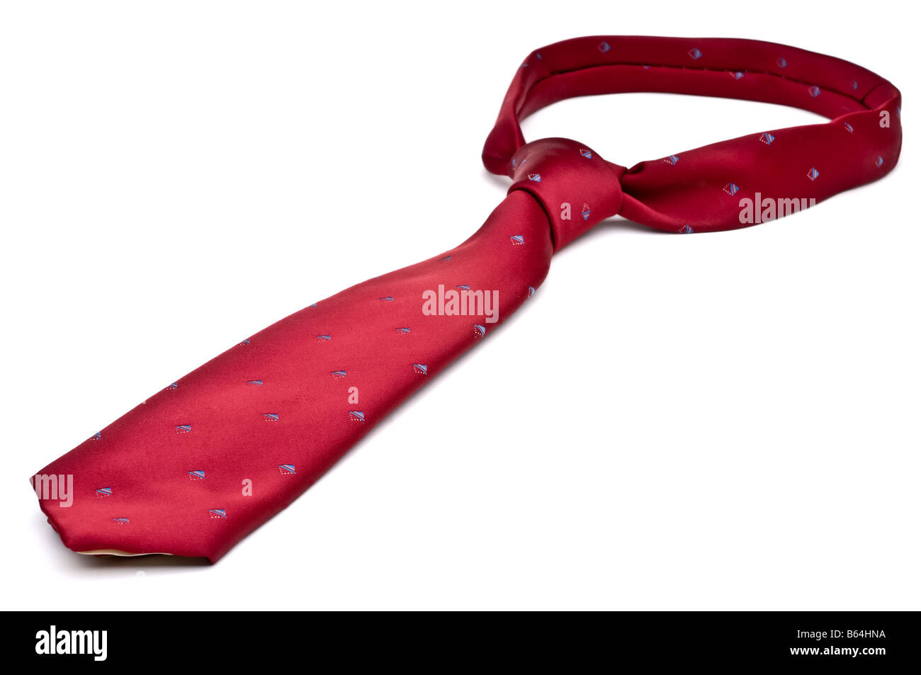 Primo piano di un rosso cravatta business Foto Stock