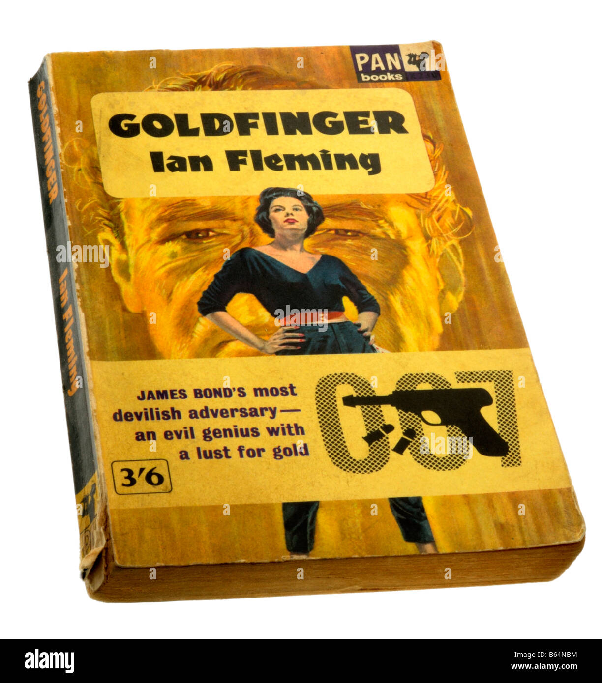 James Bond Goldfinger paperback di Ian Fleming Foto Stock