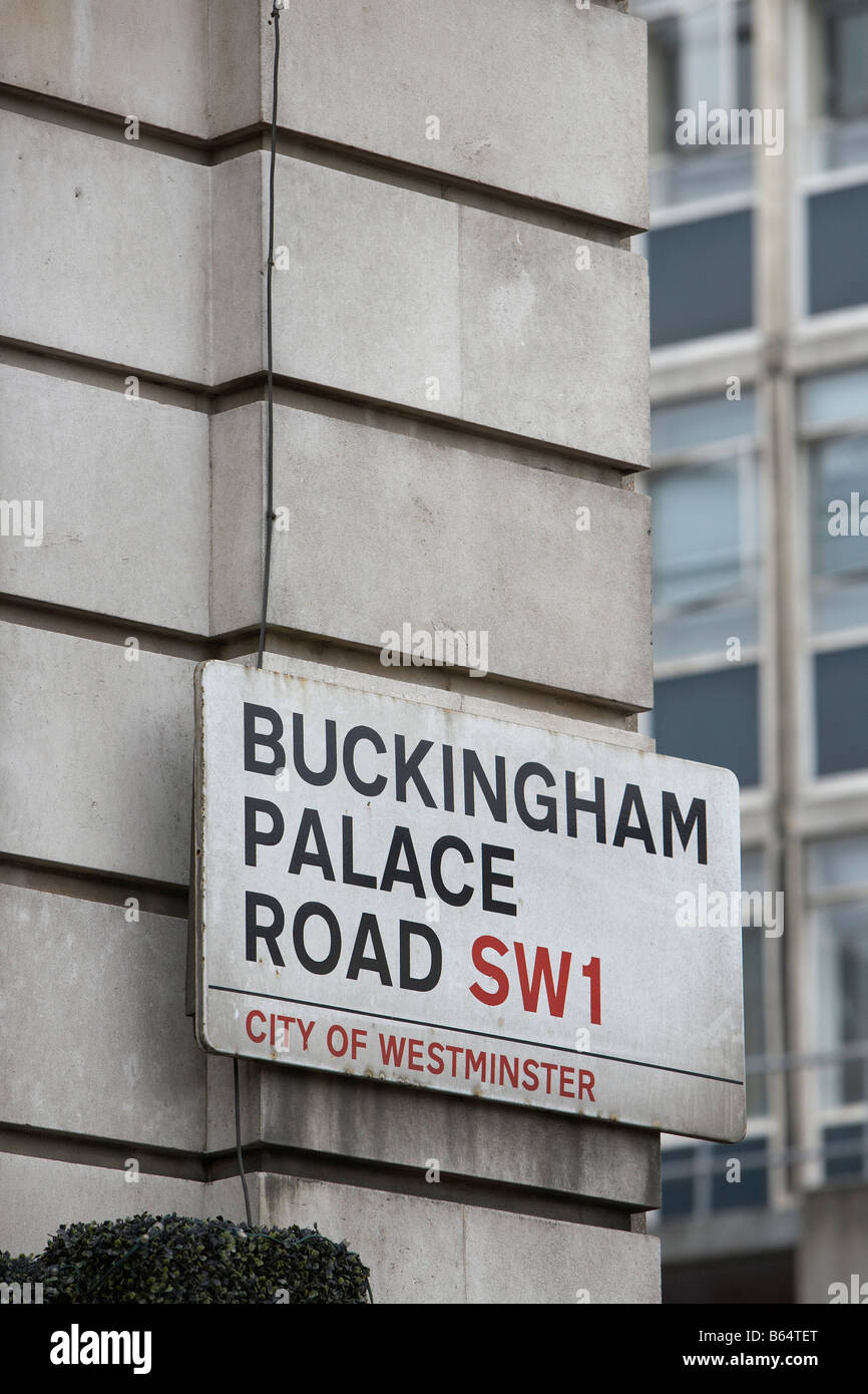 Londra Buckingham Palace Road SW1 Westminster Foto Stock