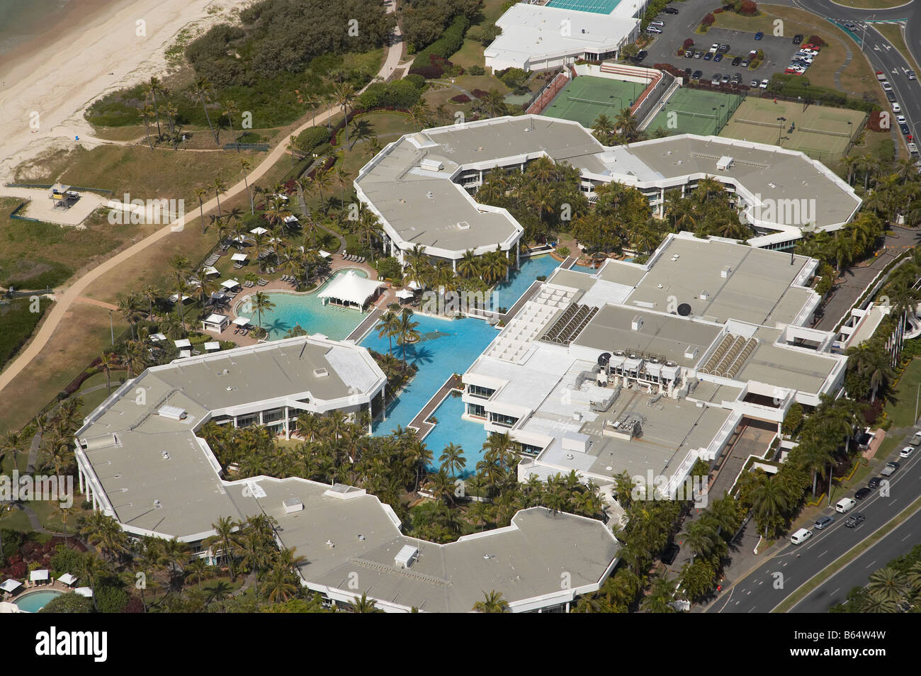 Sheraton Mirage Resort Gold Coast di Queensland antenna Australia Foto Stock