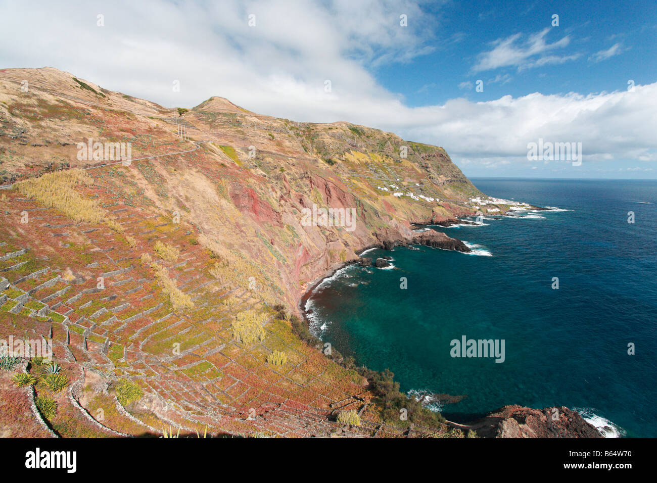 Santa Maria island costa da Ponta do Castelo, isole Azzorre, Portogallo Foto Stock