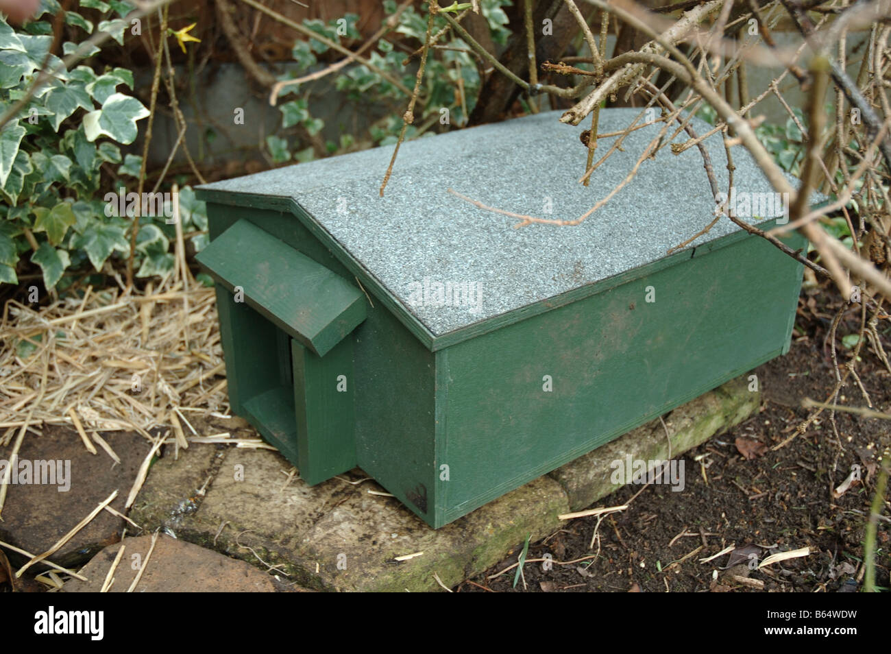 Casa Riccio in un giardino, England, Regno Unito Foto Stock