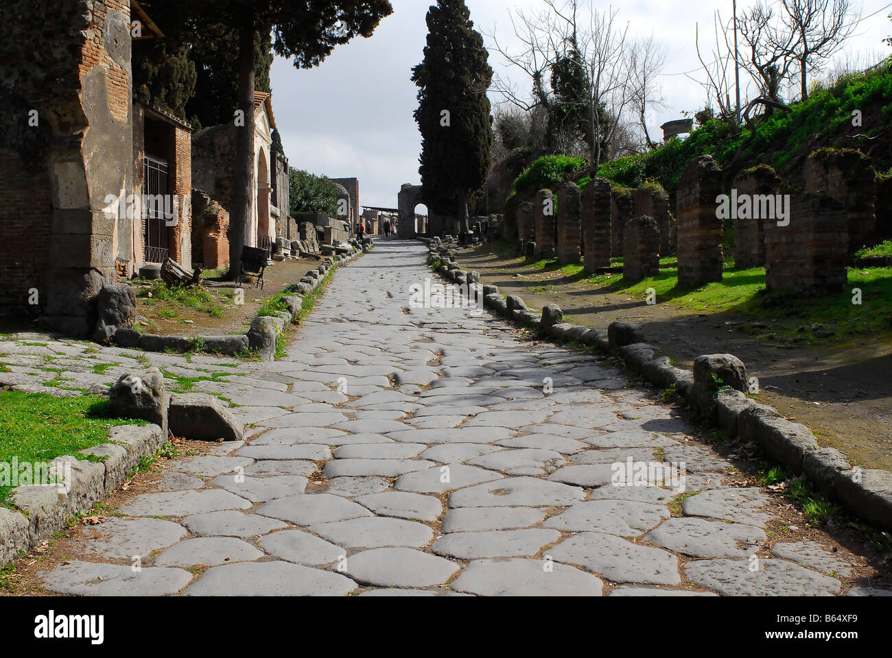 Ruderi di Pompei Foto Stock