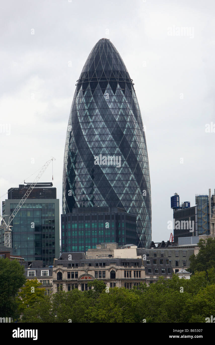 London Gherkin sindaco di Londra Foto Stock