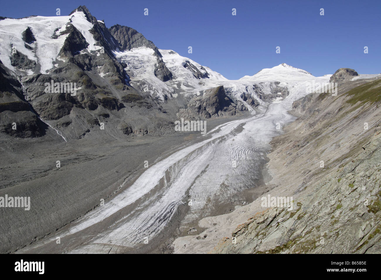 Europa orizzontale di unione Europa austria Carinzia austriaca Carinzia Carinzia karnten grossglockner großglockner pasterze alpi un Foto Stock