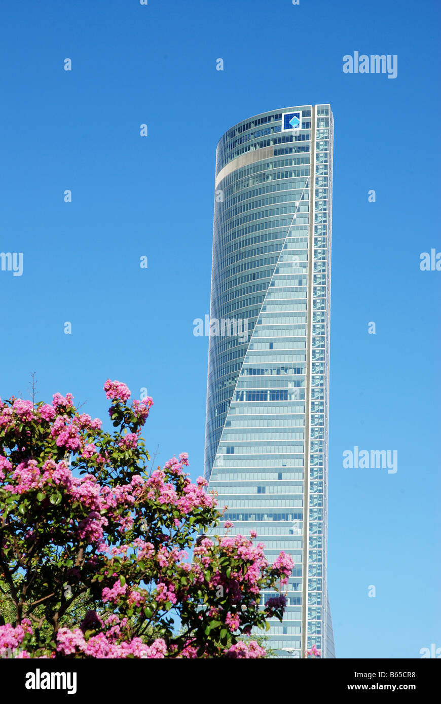 Torre Espacio. Madrid. Spagna. Foto Stock