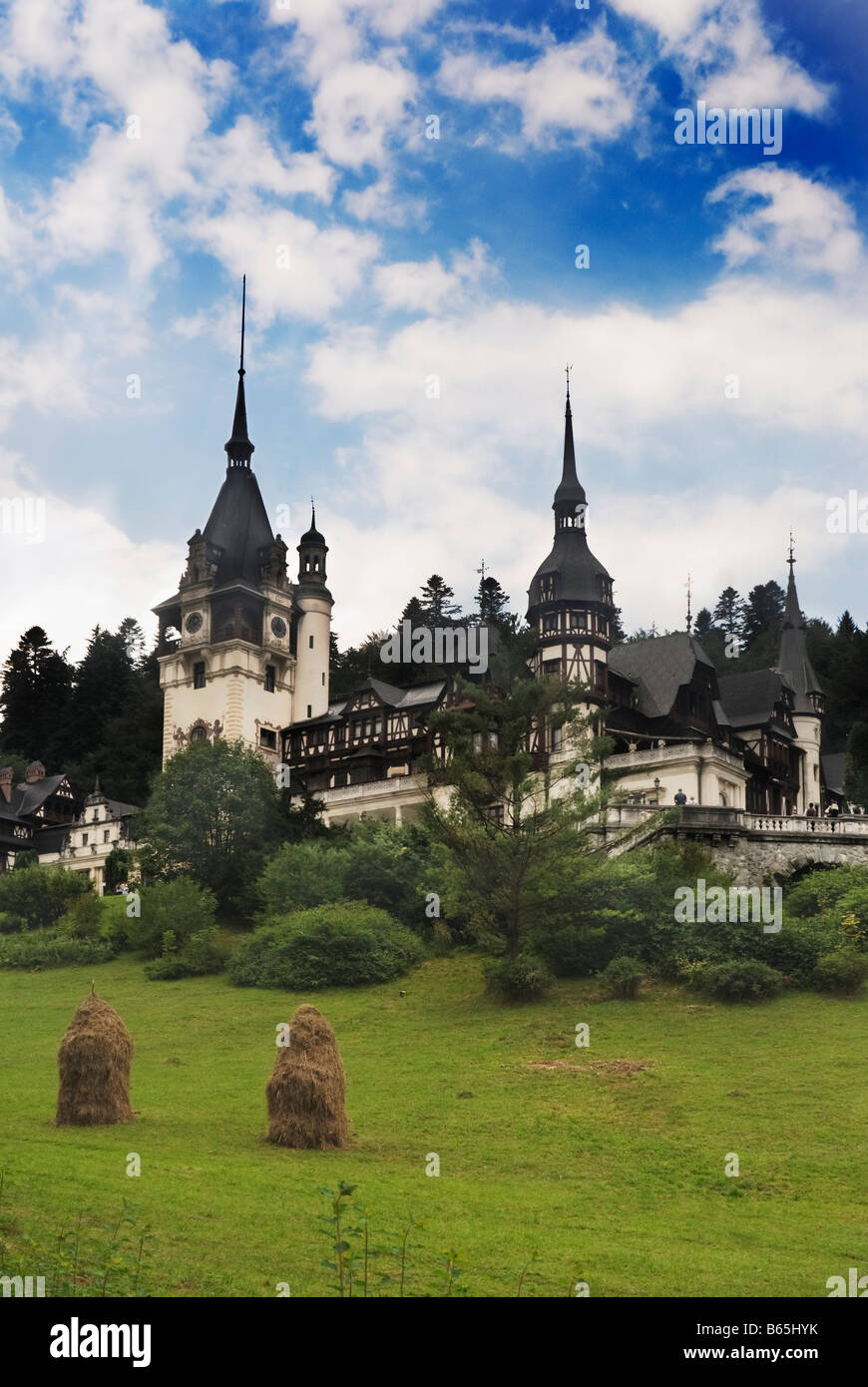 Il Castello di Peles Sinaia Romania Foto Stock