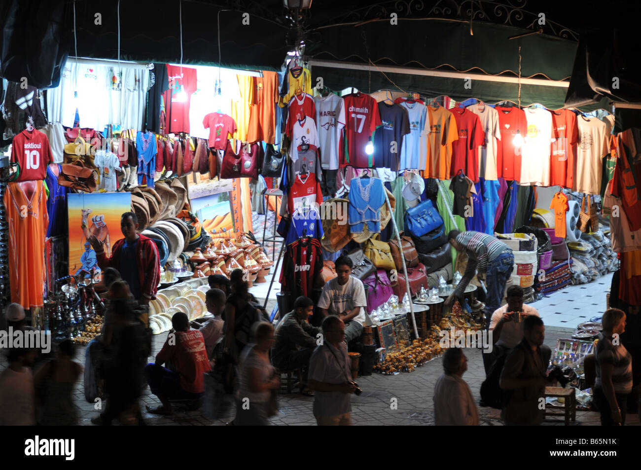 Mercati souk di Marrakech Marocco Africa del Nord Foto Stock