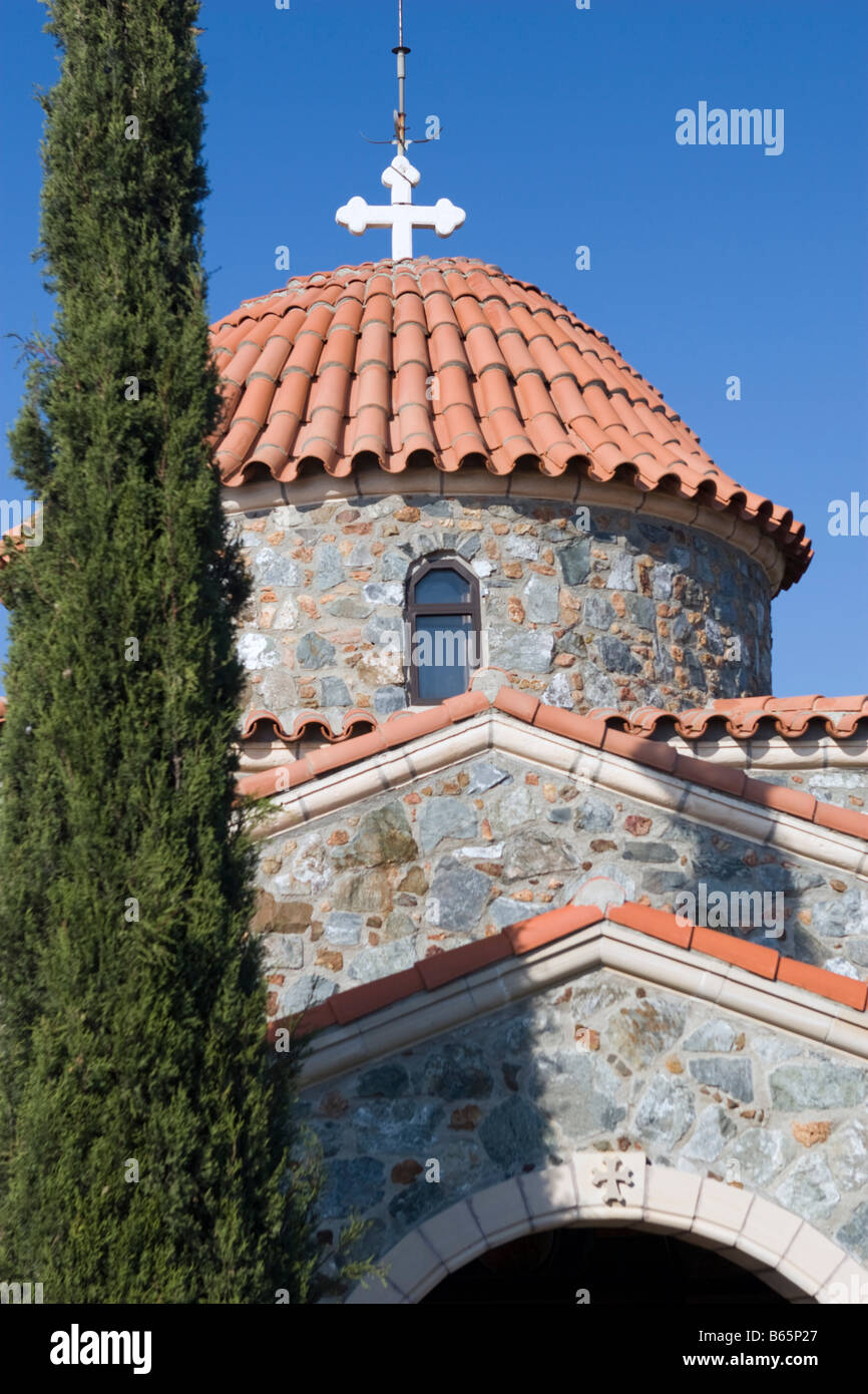 Stavrouni cappella del monastero Foto Stock