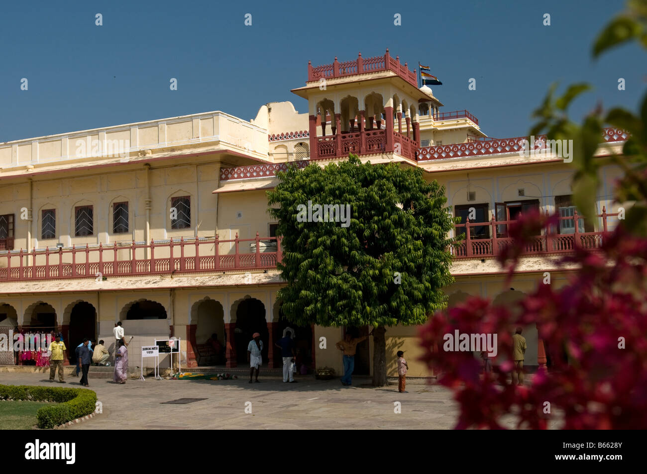 Palazzo della città. Jaipur. Il Rajasthan. India Foto Stock