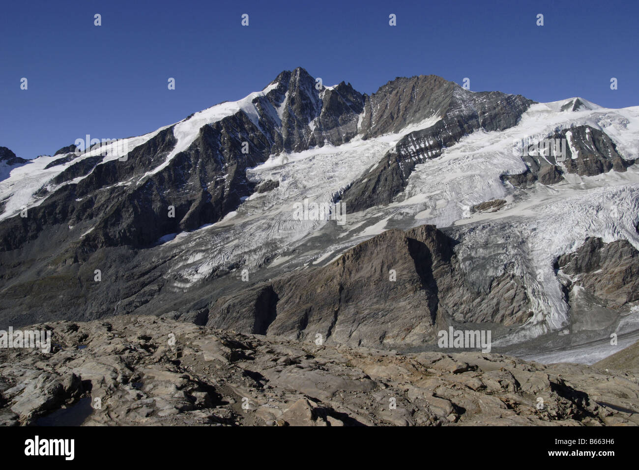 Il Großglockner montagne massiccio Austria Österreich Foto Stock