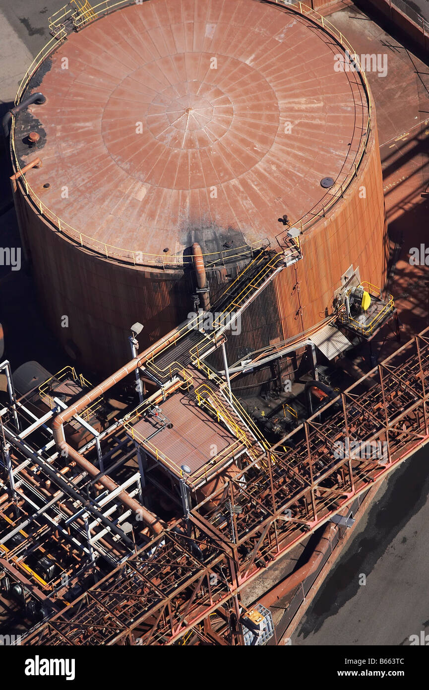 Sito industriale Mayfield Newcastle Nuovo Galles del Sud Australia antenna Foto Stock