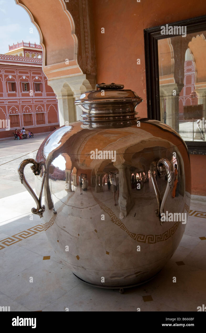 Palazzo della città. Jaipur. Il Rajasthan. India Foto Stock