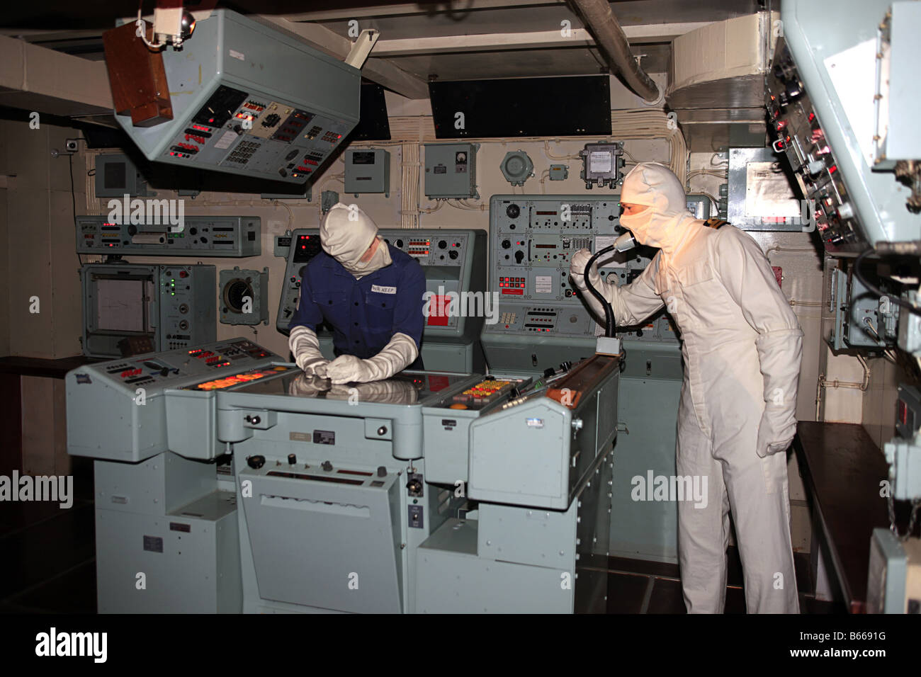 Il velivolo Sala informazioni a bordo della RN Portaerei R09 Ark Royal Foto Stock