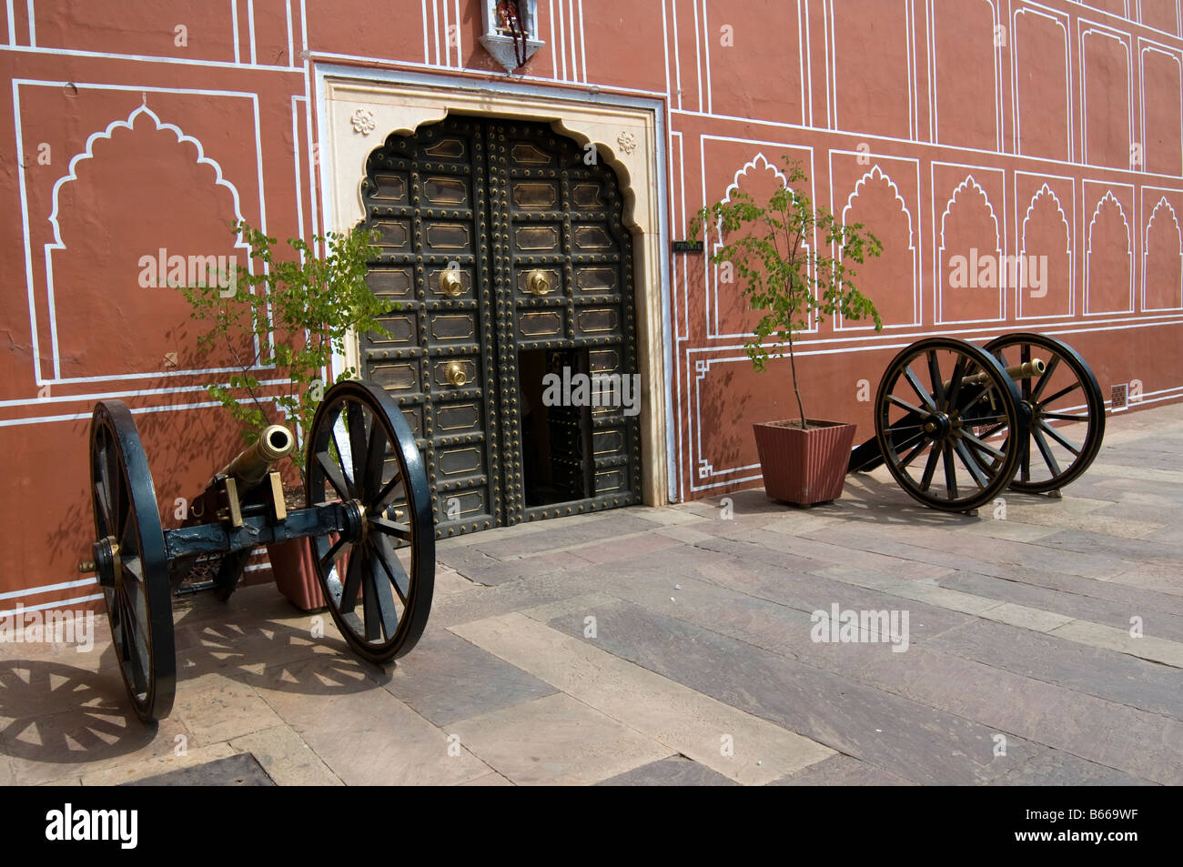 Palazzo della città. Jaipur. Il Rajasthan. India Foto Stock