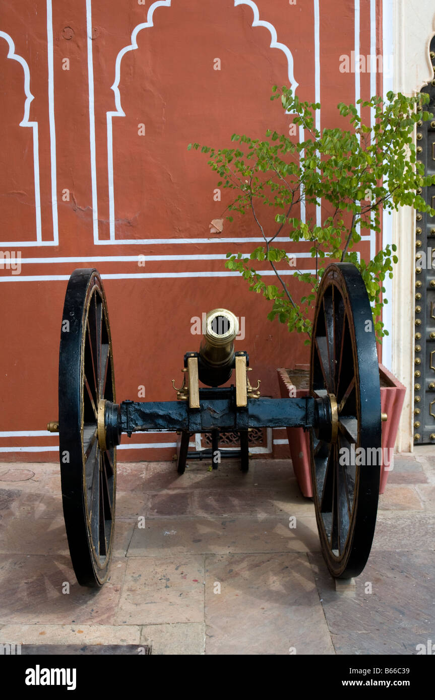 Palazzo della città. Jaipur. Il Rajasthan. India Foto Stock