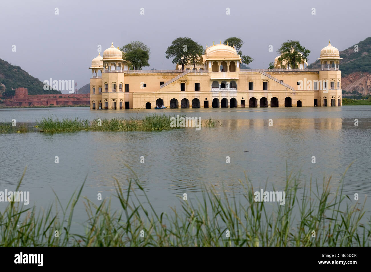 Jal Mahal acqua Palace Jaipur India Rajasthan Foto Stock