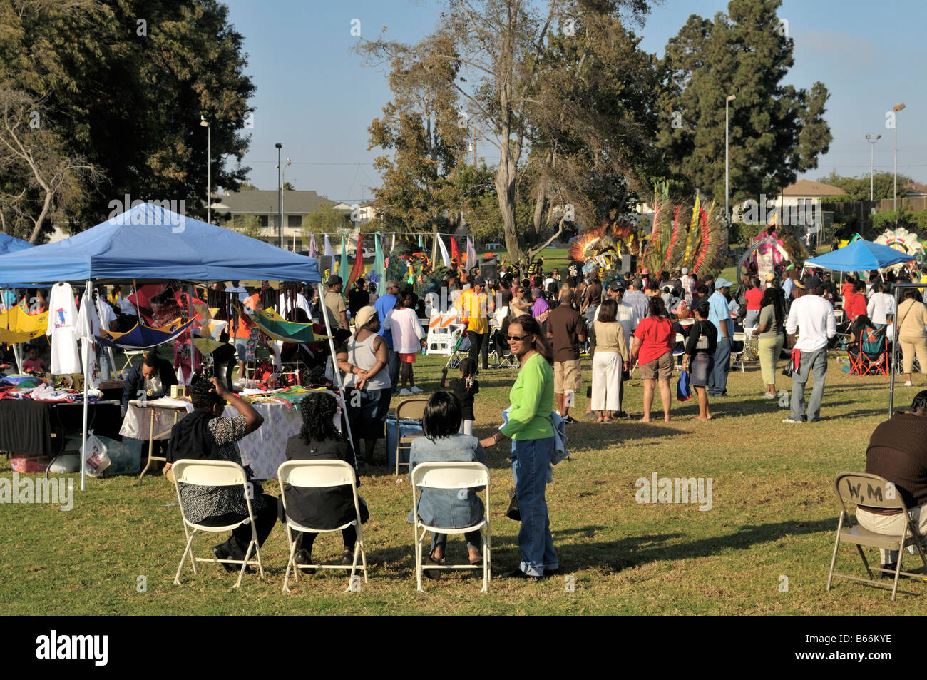 Il Festival Caraibico in Westchester Park, Westchester, Los Angeles, California, 19 Ottobre 2008 Foto Stock