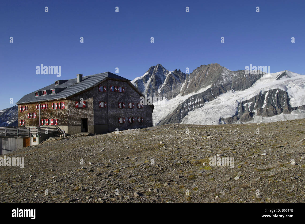 Oberwalder Huette gletscher glacier snow ice schnee Foto Stock