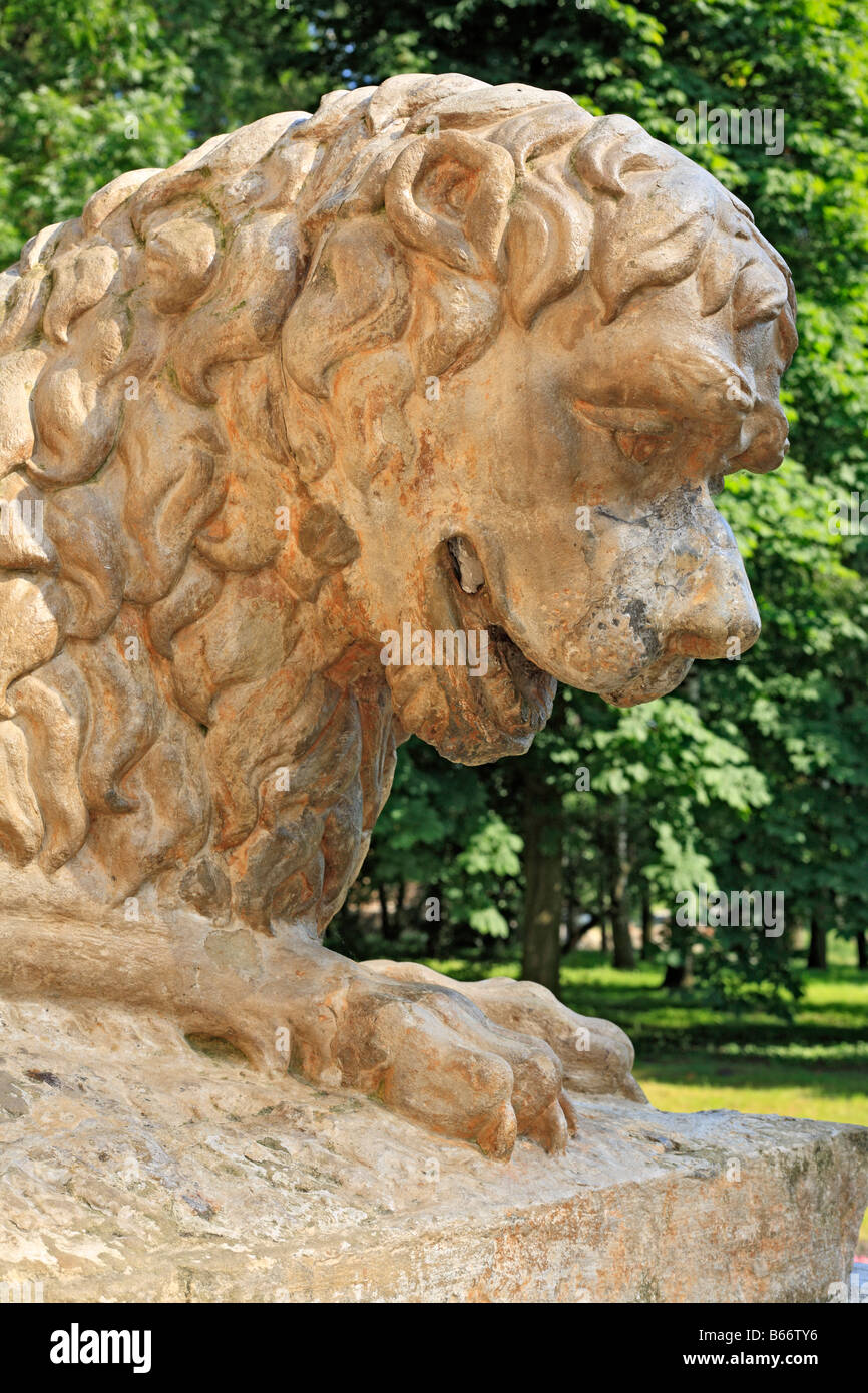 Palazzo (XVIII secolo), Samtchiki, Khmelnytskyi oblast (provincia), Ucraina Foto Stock