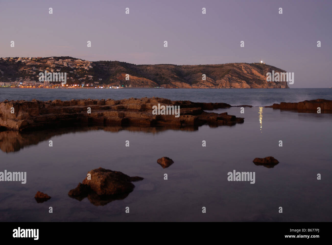 Faro di Cabo San Antonio, Javea / Xabia, Provincia di Alicante, Comunidad Valenciana, Spagna Foto Stock