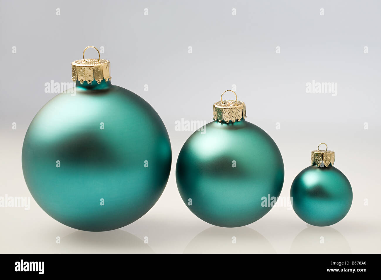 Baubles Chrtistmas Foto Stock