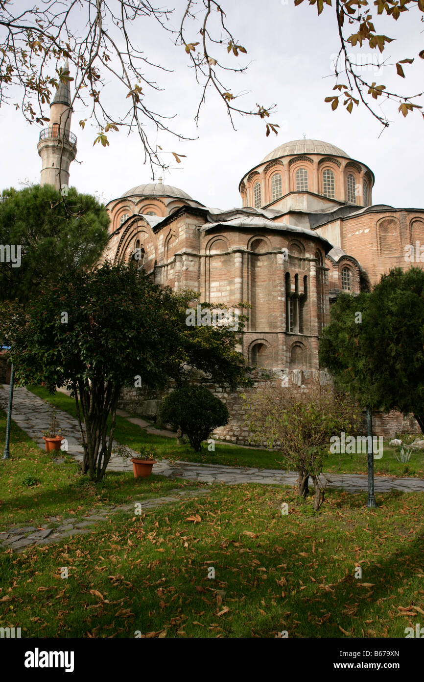 Il Museo Kariye o di San Salvatore in Chora, ad Istanbul in Turchia Foto Stock