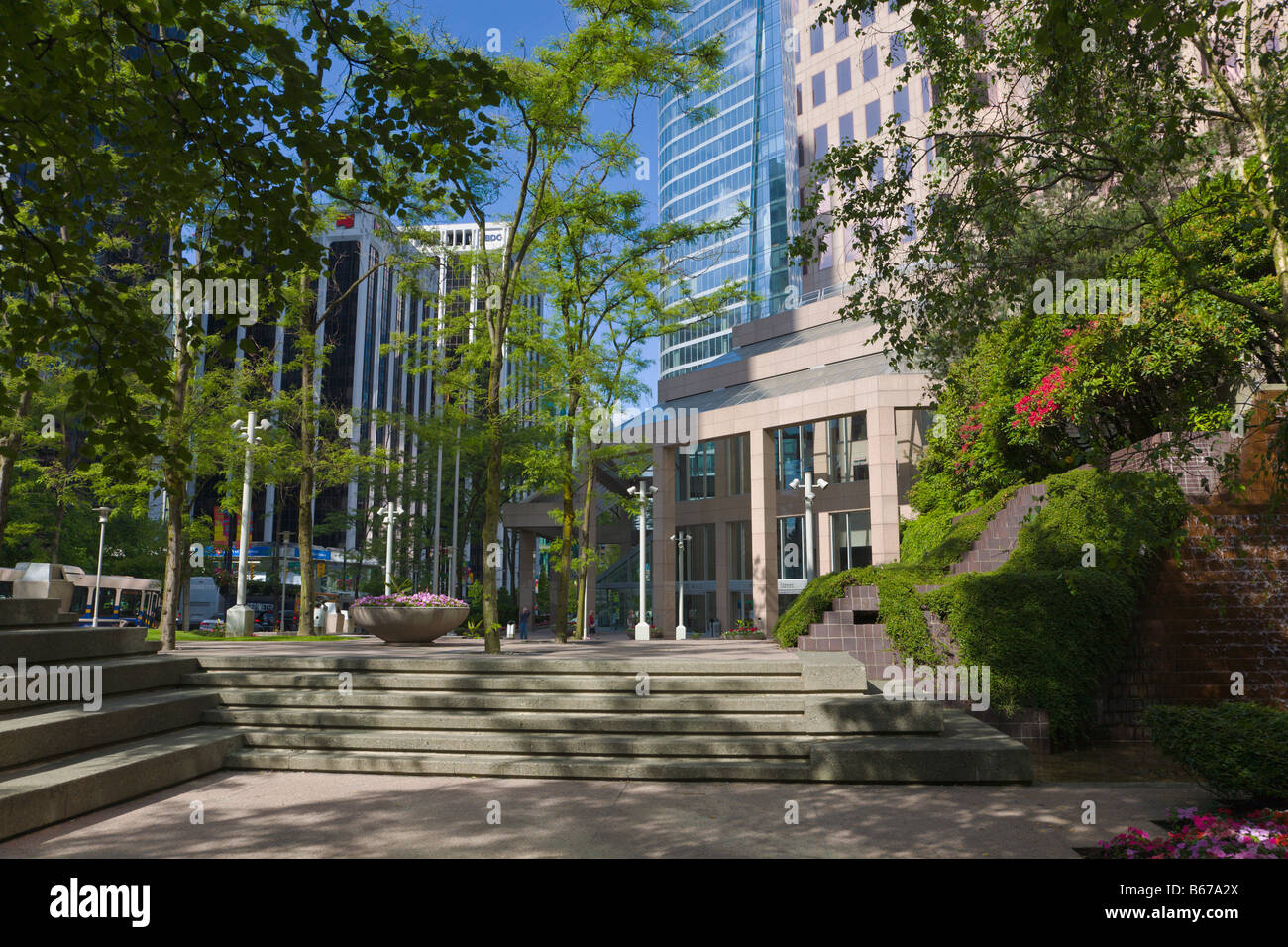 Uffici moderni Park Place Vancouver " British Columbia " Canada Foto Stock