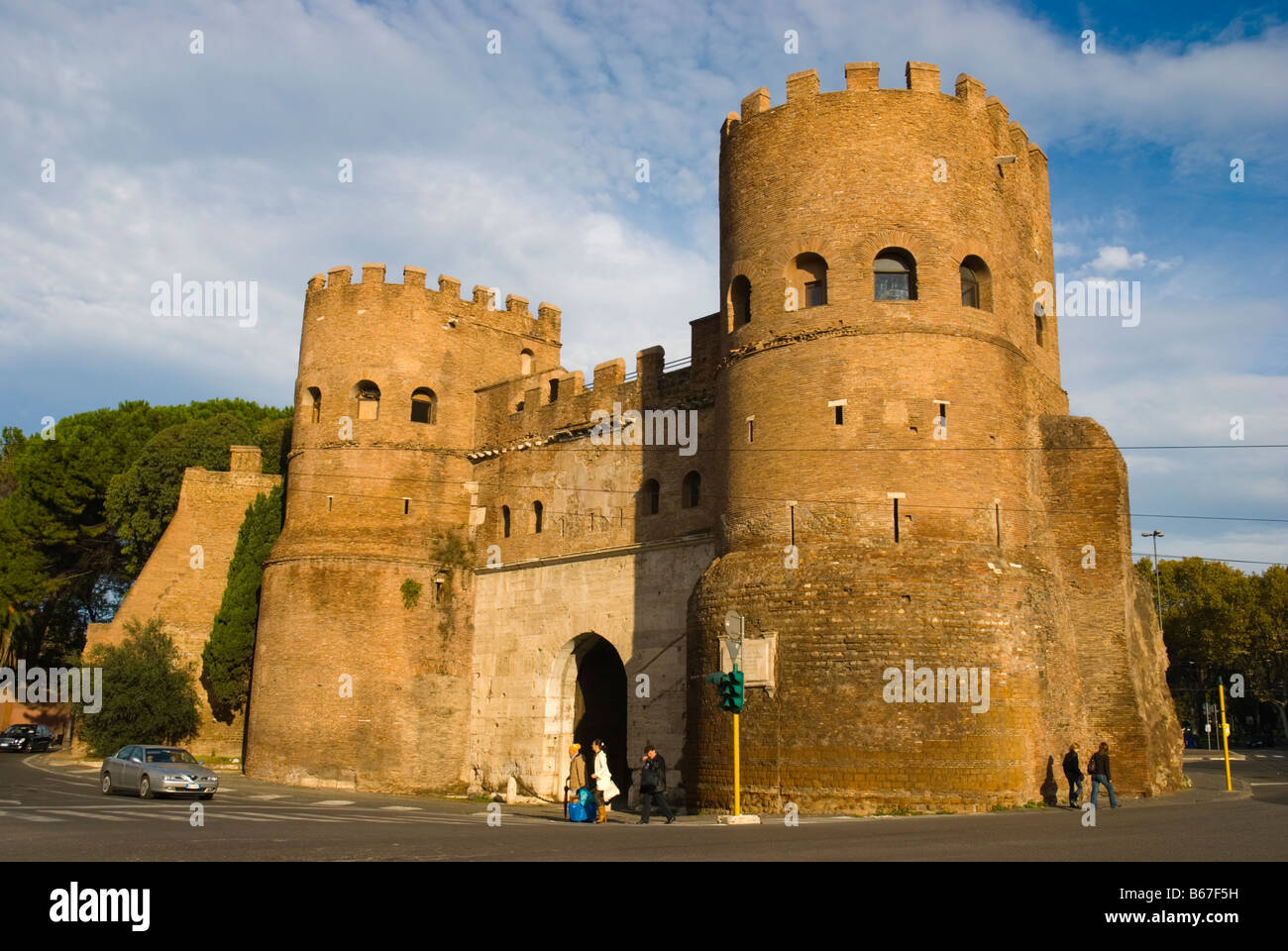 Castello di Ostia a Roma Italia Europa Foto Stock