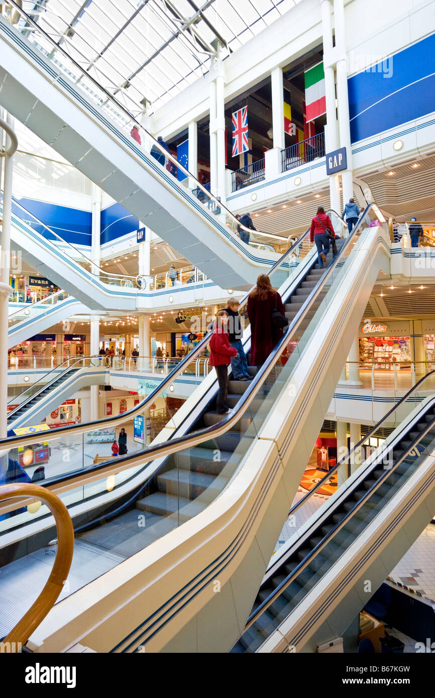 Princes Quay shopping center Hull East Yorkshire England Regno Unito Foto Stock