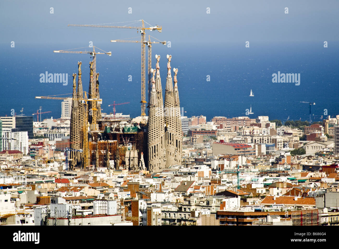 La sagrada familia santa famiglia panoramica Foto Stock