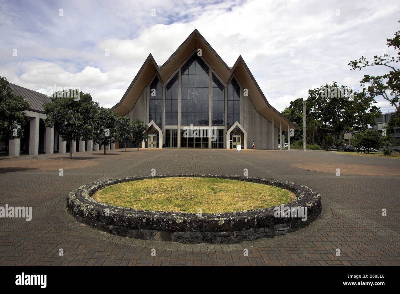 Auckland la cattedrale di Christ Church dove i funerali di stato di Sir Edmund Hillary era basato Foto Stock