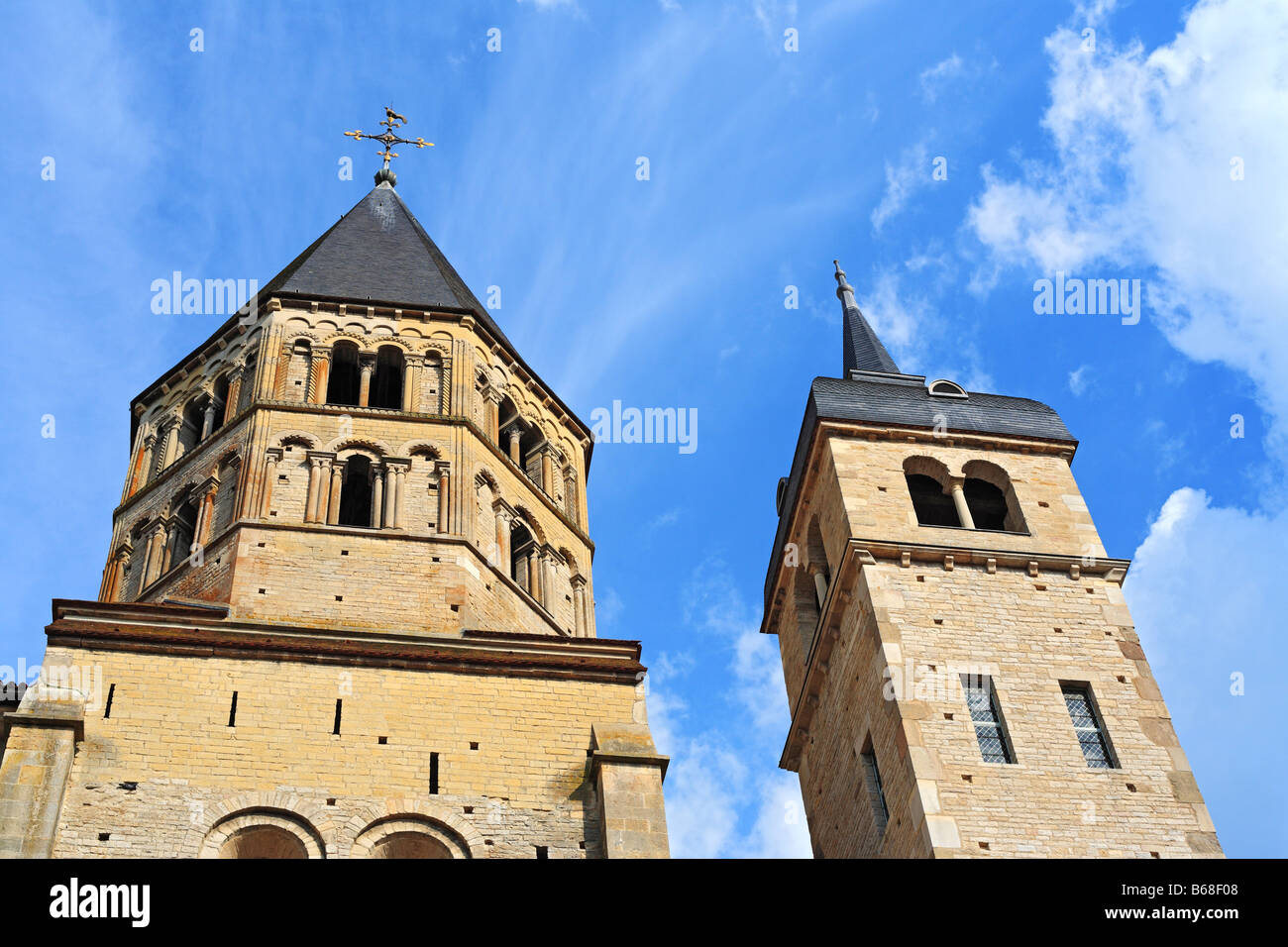 Benedettina Abbazia di Cluny (1088-1131), Borgogna, Francia Foto Stock