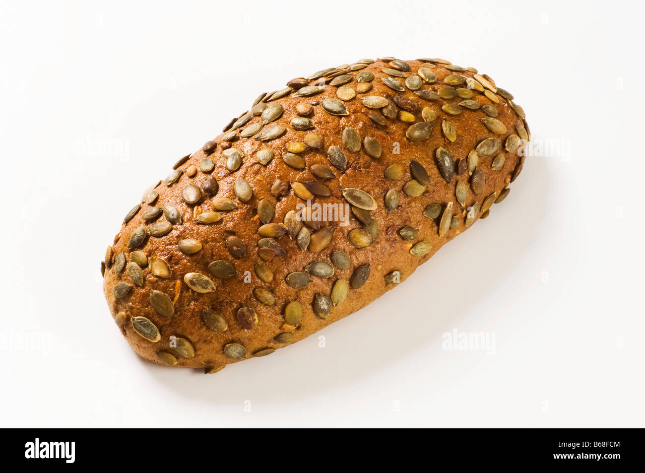 Filone di pane integrale con i semi di zucca Foto Stock