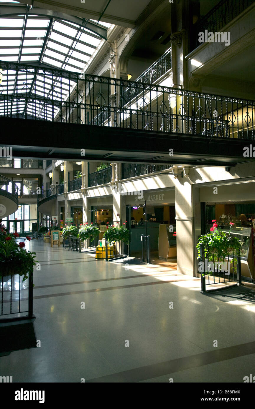 Grove Arcade Asheville Carolina del Nord Foto Stock