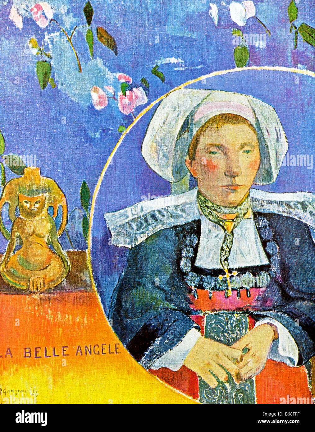 "La belle angele' da Paul Gauguin Foto Stock