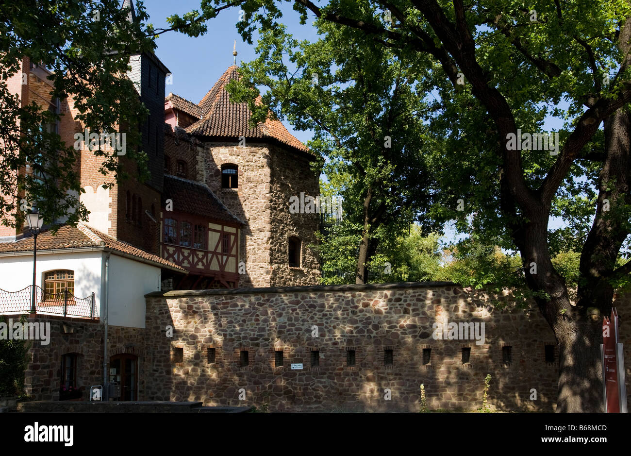 Il Lukasklause è un fotified torre del Medioevo in questo è di Otto von Guericke Museum Foto Stock