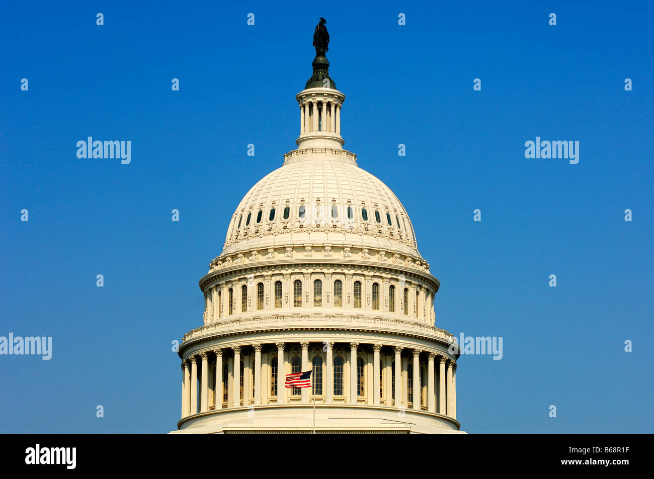 Cupola Centrale del Campidoglio degli Stati Uniti di Washington, DC, Stati Uniti d'America Foto Stock