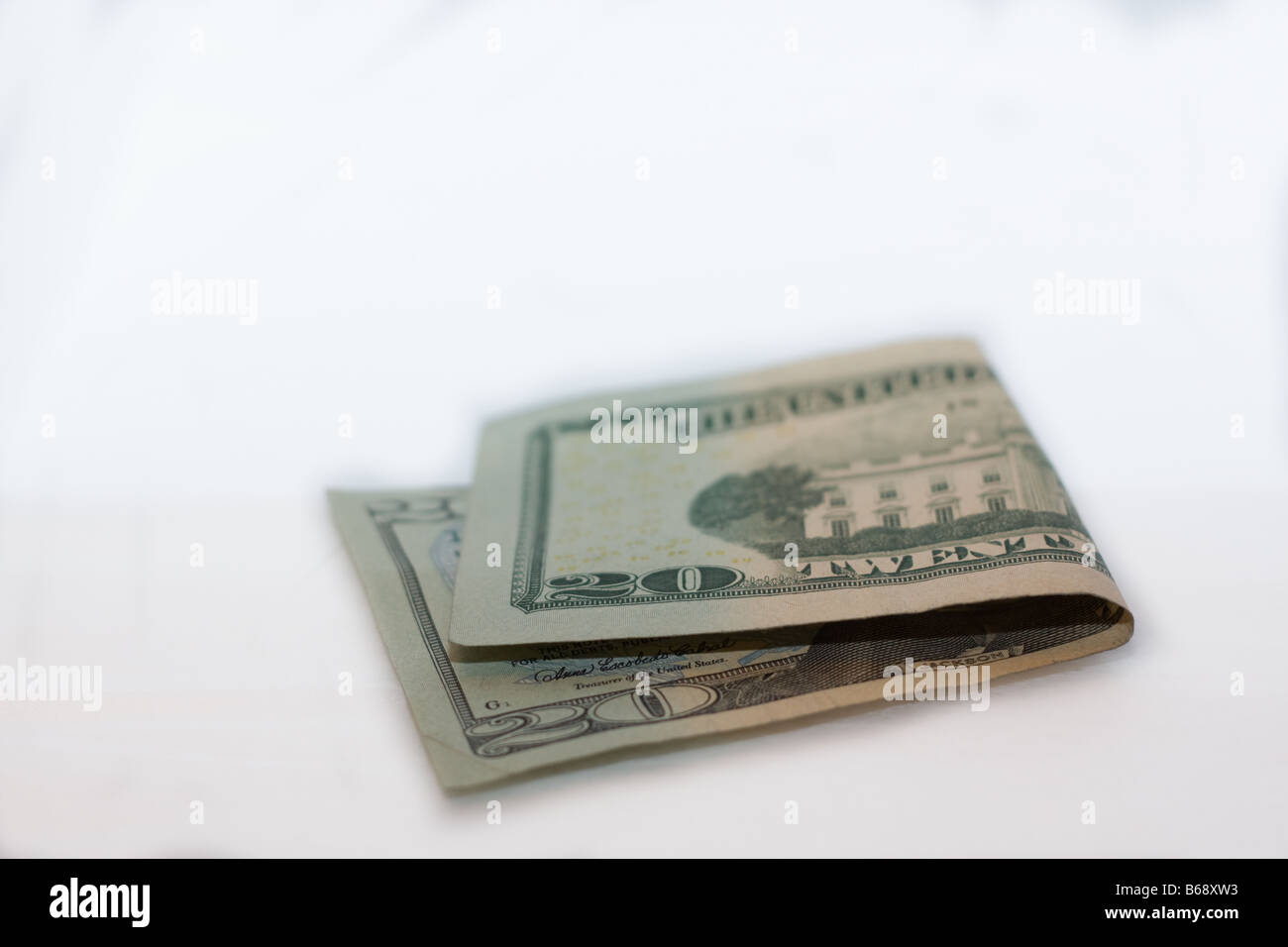 Venti dollari. Foto Stock