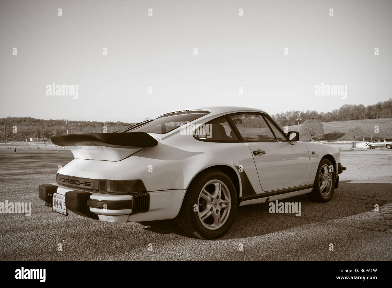 Un classico Porsche 911 Turbo Foto Stock
