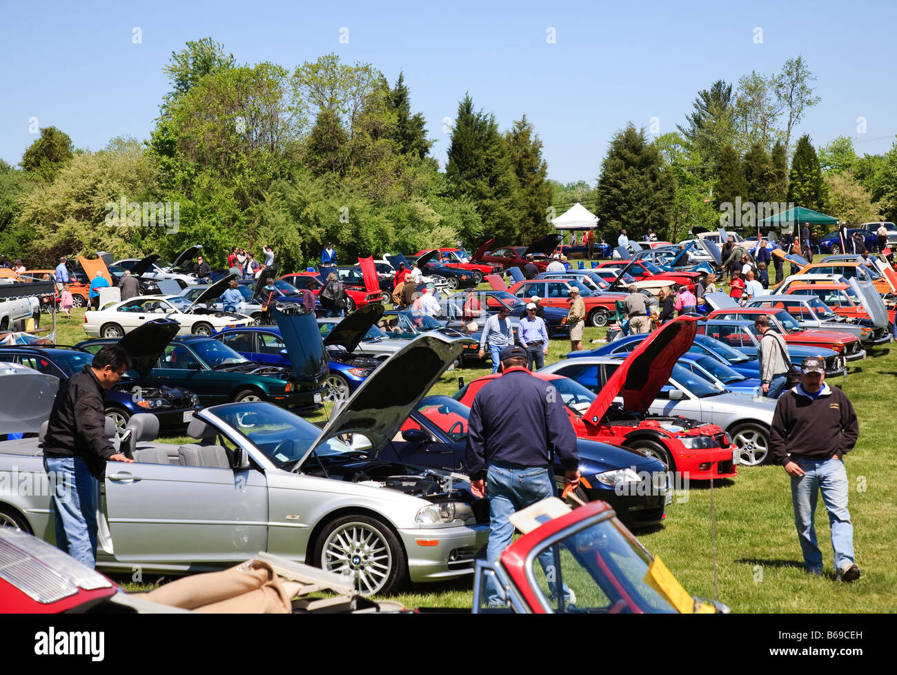 Bmw sul display a un concorso Foto Stock