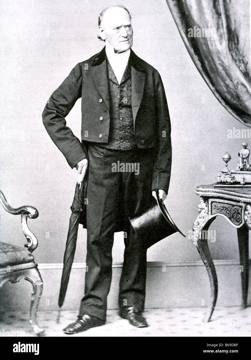 ROBERT EDMOND GRANT 1793 per 1874 Scottish medico biologo e amico intimo del giovane Charles Darwin Foto Stock