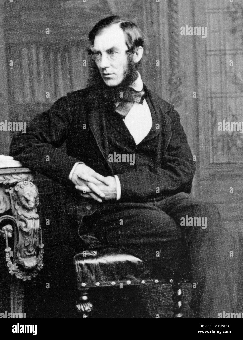 JOSEPH DALTON HOOKER 1817 al 1911 botanico inglese e successivamente direttore di Kew Gardens e stretto collaboratore di Darwin Foto Stock
