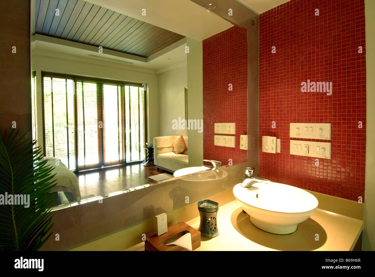 SPA IN TAJ GREEN COVE RESORT IN KOVALAM TRIVANDRUM KERALA Foto Stock